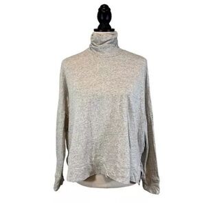 Madewell Boxy Grey 100% Cotton Long Sleeve Shirt/Sweater size xs